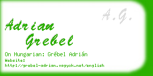 adrian grebel business card